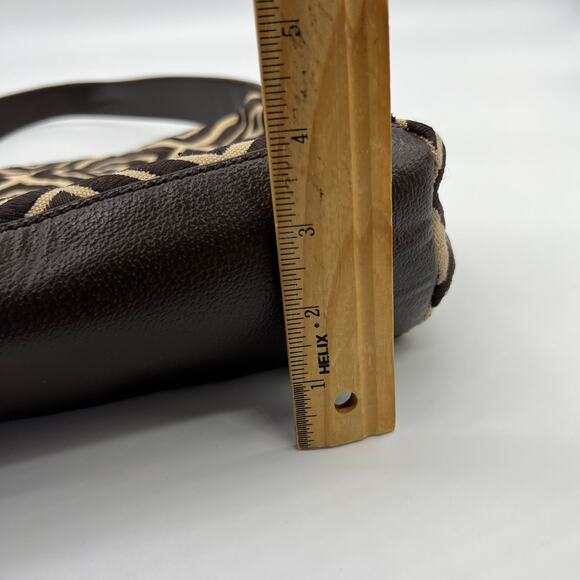 Adrienne Vittadini Geometric Canvas Embroidered Bag - Picture 10 of 15